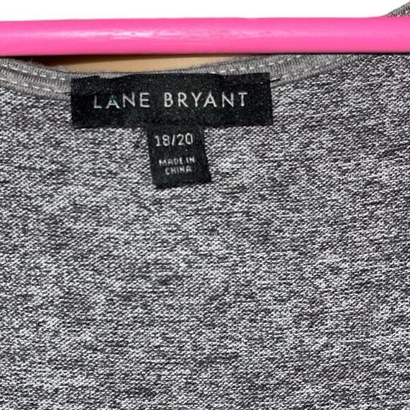 Lane Bryant Gray bottoms Down Cardigan Duster Super Soft Size 18/20 Like New - Picture 3 of 5